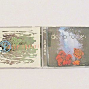 Lot of 2 Deep Forest CD's Self Titled and Boheme World Music Electronic VG+